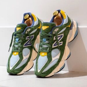New Balance 9060 Green/Yellow/Blue m8 w9.5